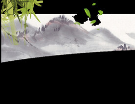 手绘古风插画背景图片 