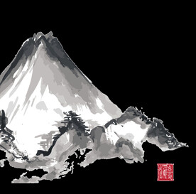 手绘古风插画背景图片 