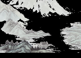   手绘古风插画背景图片 