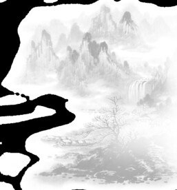  手绘古风插画背景图片 