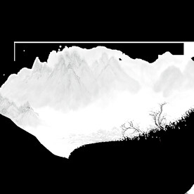  手绘古风插画背景图片 