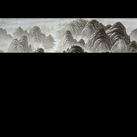 手绘古风插画背景图片 