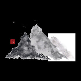 手绘古风插画背景图片 