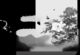 手绘古风插画背景图片 