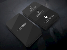 黑色简约大气名片