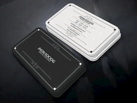 黑白简约大气名片