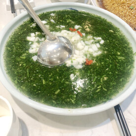 韭菜山药羹