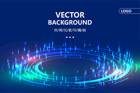 科技渐变光圈