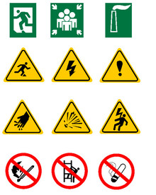 警示牌标语标牌公告警示语