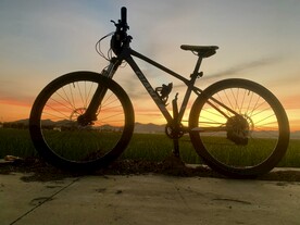 山地车唯美照片拍摄图