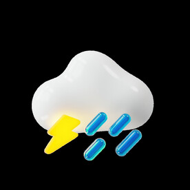 3D图标素材天气