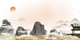 山水装饰画 