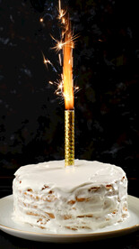 高清生日蛋糕上点蜡烛图片