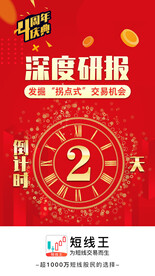 红色倒计时海报