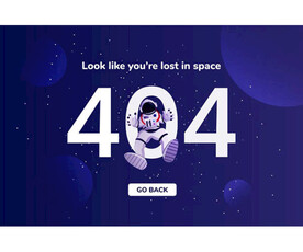 404错误页矢量 