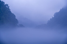 山水湖景