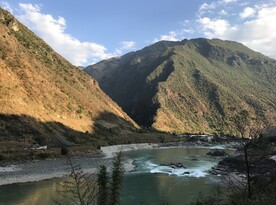 大山江水原野自然风光