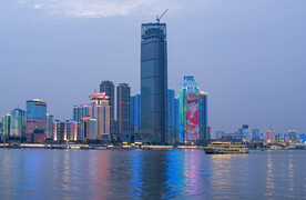 湖北武汉武昌夜景