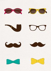 扁平化装饰图案