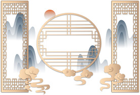 国潮手绘素材