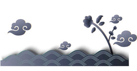 国潮手绘素材 