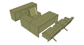 sketchUP草图大师 桌子
