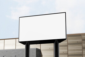 户外广告样机