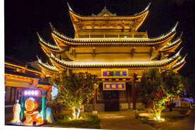 永州零陵古城 溪街夜景