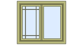 sketchUP草图大师 窗子
