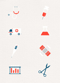 扁平化医疗小图标