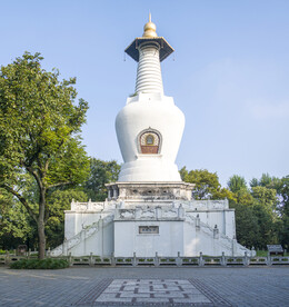 瘦西湖白塔 