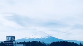 富士山 蓝色