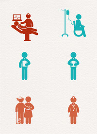 扁平化医护人员