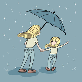 下雨