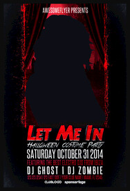 电影海报恐怖红色