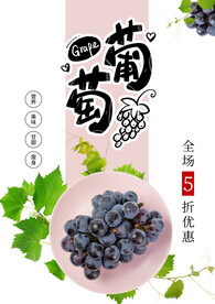 葡萄水果推广