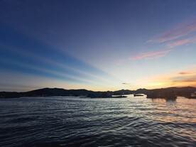 晚霞阳光