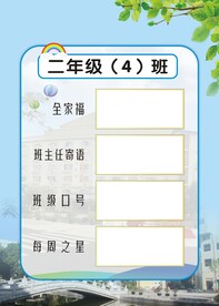 班级牌