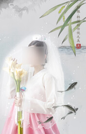 古风传统古装摄影后期合成