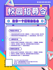 招聘海报 