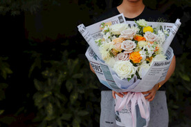 INS风简洁混合花束