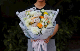 INS风简洁混合花束