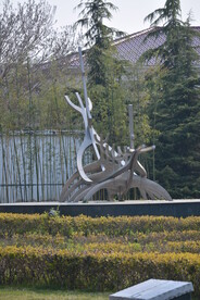 不锈钢公园雕塑