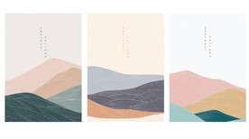 山风景插画