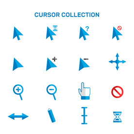 箭头 手势 光标  