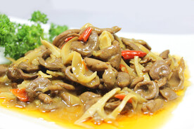 爆炒鸭杂
