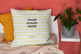 抱枕坐垫枕头样机模版花色花型