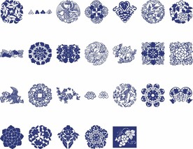 矢量古典青花瓷国风图片