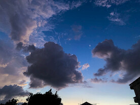 块状云真实拍摄图之灰色云