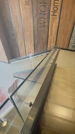 轻奢极简玻璃扶手栏杆实拍